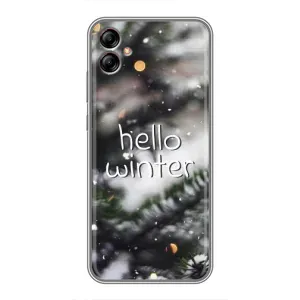 Новорічні, Святкові Чохли для Samsung Galaxy A04e (A042) - 2024 год (Hello winter)