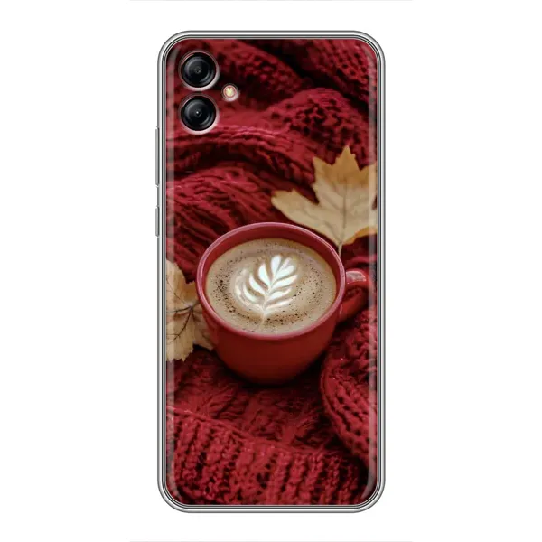 Чохол з принтом «Кава на ковдрі» для Samsung Galaxy A04e (A042) Чохол з принтом «Кава на ковдрі» для Samsung Galaxy A04e (A042)