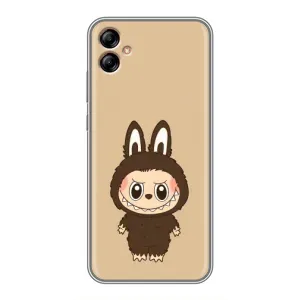 Чехол с Лабубу на Samsung Galaxy A04e (A042) (Bored Ape в красном)
