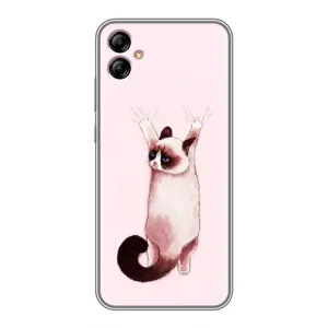 Чохол на Samsung Galaxy A04e (A042) з Котиками (VPrint) (Котик падає)