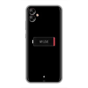 Чехлы для любимой на Samsung Galaxy A04e (A042) (VPrint) (Love battery)