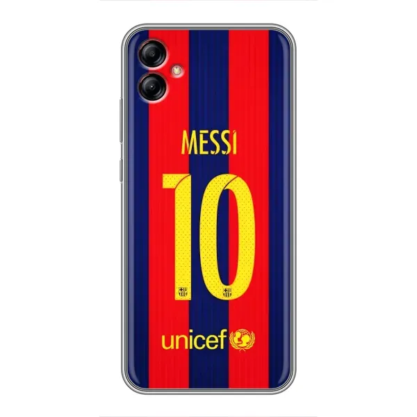 Чехол с принтом «Messi Barca 10» для Samsung Galaxy A04e (A042)
