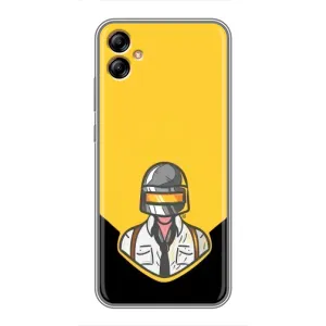 Чеjхол PUBG для Samsung Galaxy A04e (A042) (AlphaPrint) (Пабг в шоломі)