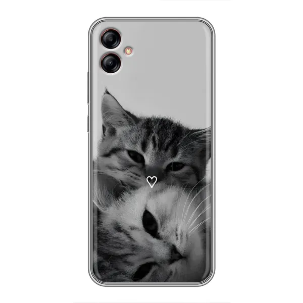 Чохол з принтом «Пара котів» для Samsung Galaxy A04e (A042)
