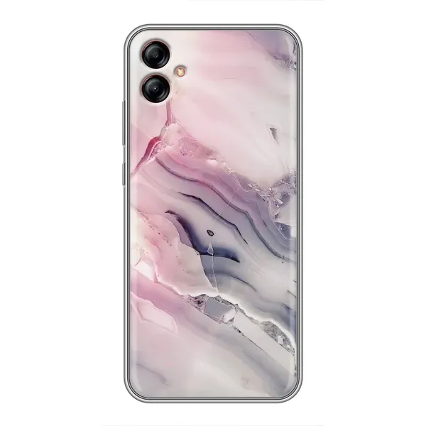 Чехол с принтом «Пурпурный Мрамор» для Samsung Galaxy A04e (A042)