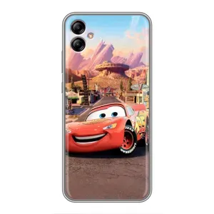 Силиконовый чехол Маквин для Samsung Galaxy A04e (A042) (Радиаторный Спрингс Маквин)
