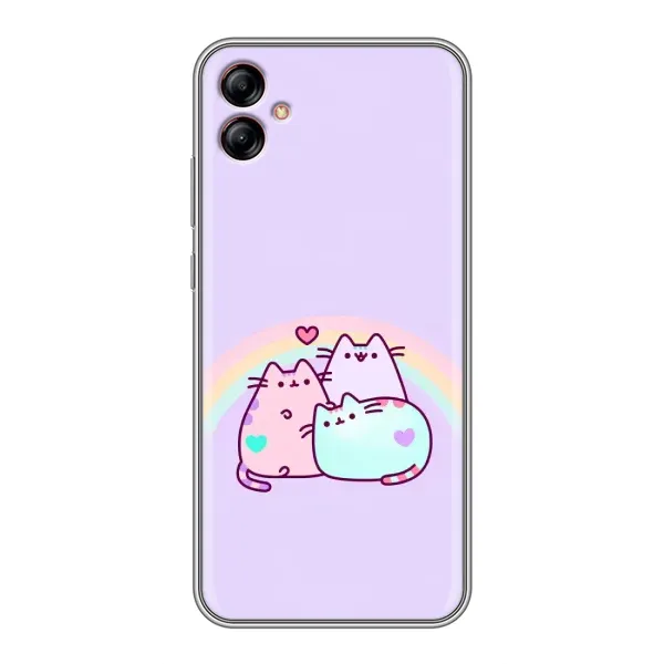 Чохол з принтом «Радужний котик» для Samsung Galaxy A04e (A042)
