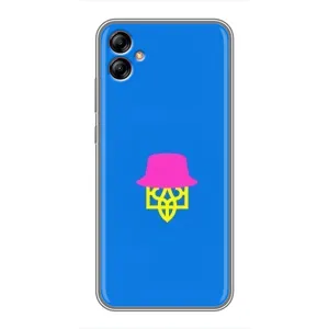 Чохли для Samsung Galaxy A04e (A042) Укр. Символіка (AlphaPrint) (Шапка на гербу)