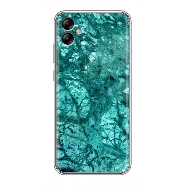 Чехол с принтом «Зеленый мрамор» для Samsung Galaxy A04e (A042)
