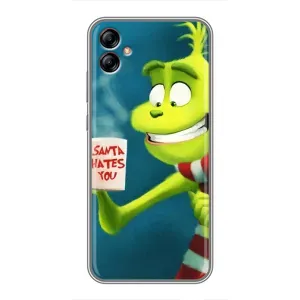 Різдвяні Чохли для Samsung Galaxy A04e (A042) (VPrint) (Зелений Грінч)