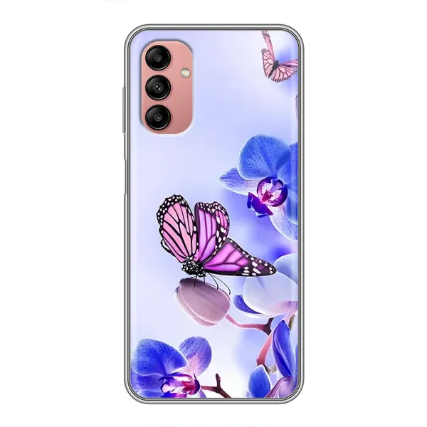 Чехол с принтом «Бабочка на цветочке» для Samsung Galaxy A04s Чехол с принтом «Бабочка на цветочке» для Samsung Galaxy A04s