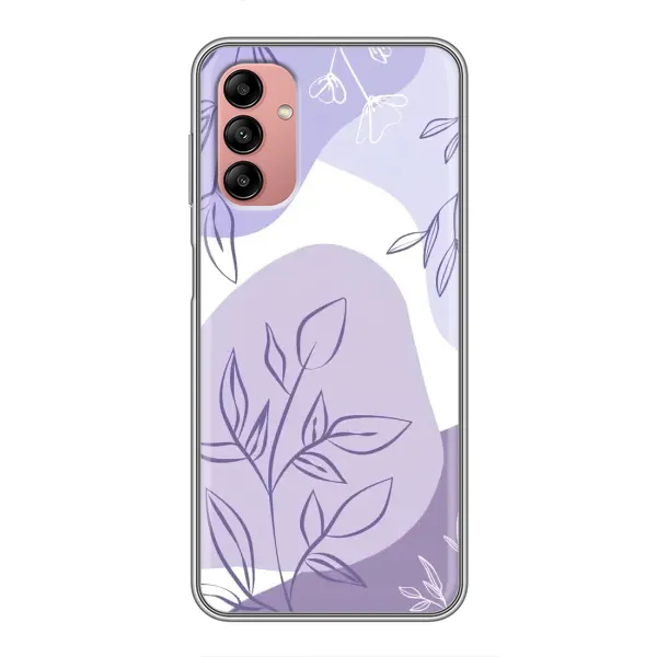 Чехол с принтом «Фиолетовые листья абстракция» для Samsung Galaxy A04s