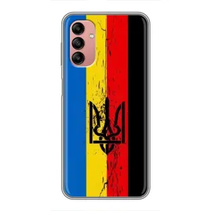 Украинские Чехлы для Samsung Galaxy A04s с картинкой УПА (AlphaPrint) (Флаг УПА)