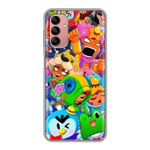 Чехлы Brawl Stars для Samsung Galaxy A04s (AlphaPrint) (Герои Бравл Старс)
