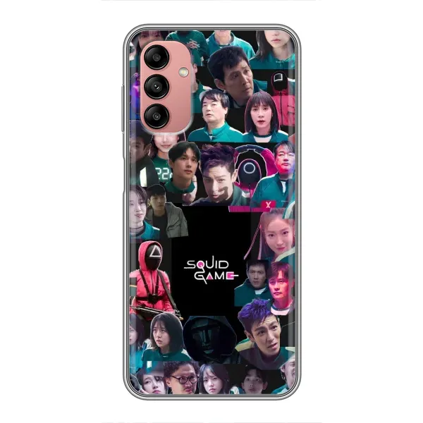 Чехол с принтом «Коллаж Игра кальмара» для Samsung Galaxy A04s