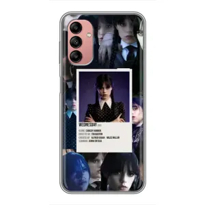 Чехлы Венсдей на Samsung Galaxy A04s Уэнсдей (AlphaPrint) (коллаж Уэнздей)
