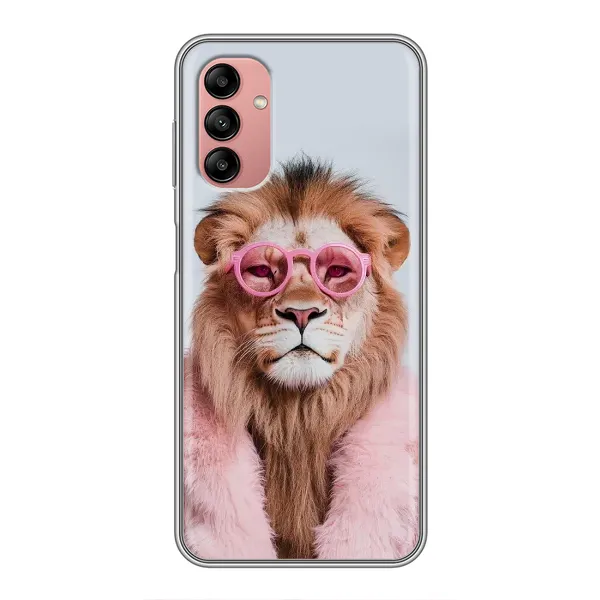 Чохол з принтом «Лев в окулярах» для Samsung Galaxy A04s
