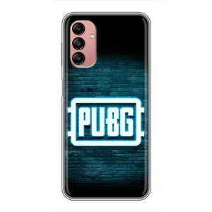 Чехол PUBG для Самсунг А04с (AlphaPrint) (Лого PUBG)