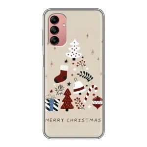 Рождественские Чехлы для Samsung Galaxy A04s (VPrint) (Merry Christmas)