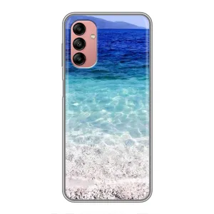 Силиконовый чехол с КАРТИНКАМИ лето для Samsung Galaxy A04s (AlphaPrint) (Море)