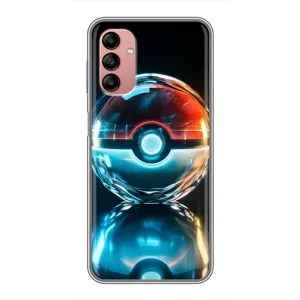 Чехол с Пикачу на Samsung Galaxy A04s (Мяч Пикачу)