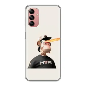 Чехлы с Обезьянами NFT для Samsung Galaxy A04s (AlphaPrint) (обезьяна NFT в очках)