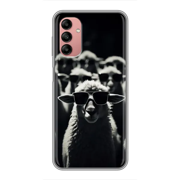Чохол з принтом «Овечка в окулярах» для Samsung Galaxy A04s