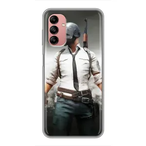 Чехол PUBG для Самсунг А04с (AlphaPrint) (Пабг мен)