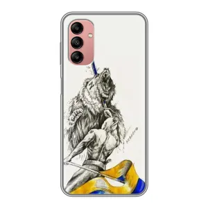 Чехлы Доброго вечора, ми за України для Самсунг А04с (AlphaPrint) (Победа)