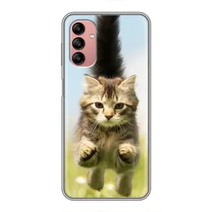 Чехлы с Котиками для Samsung Galaxy A04s (VPrint) (Прыжок кота)