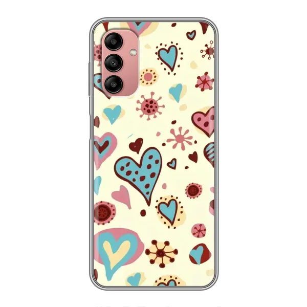 Чохол з принтом «Сердечки» для Samsung Galaxy A04s Чохол з принтом «Сердечки» для Samsung Galaxy A04s