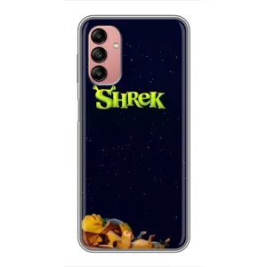 Чехол с мультфильмом Шрек на Samsung Galaxy A04s (Отдыхающий Шрек)