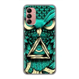 Чехол с птицами на Samsung Galaxy A04s (VPrint) (Сова с глазом)