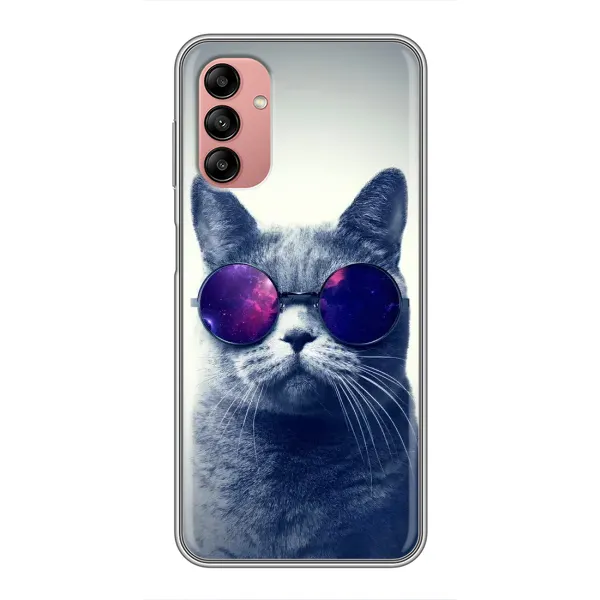 Чехол с принтом «Стильный кот» для Samsung Galaxy A04s
