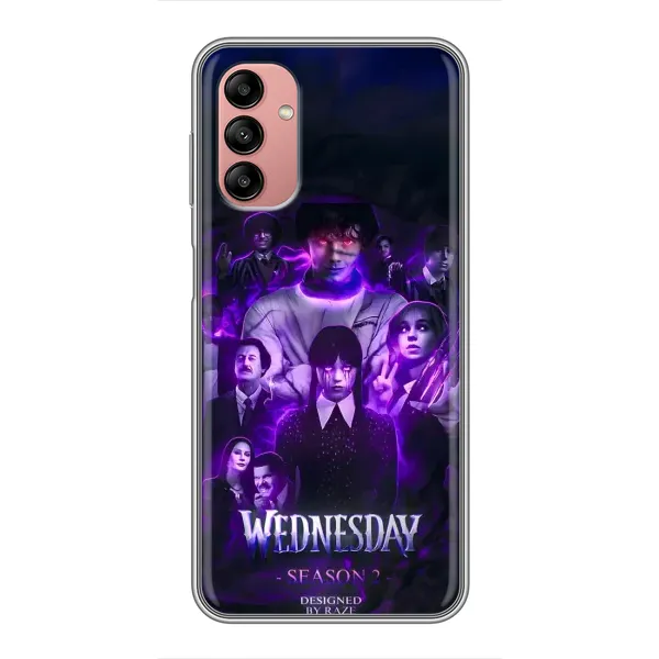 Чехол с принтом «Фиолетовая магия Уэнздей» для Samsung Galaxy A04s