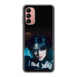 Чехлы Венсдей на Samsung Galaxy A04s Уэнсдей (AlphaPrint) (взгляд Уэнздей)
