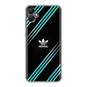 Чехлы Адидас для Samsung Galaxy A05 (AlphaPrint) (Адидас с полосами)