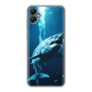 Чехол с картинкой «Хищники» для Samsung Galaxy A05 (Акула под водой)