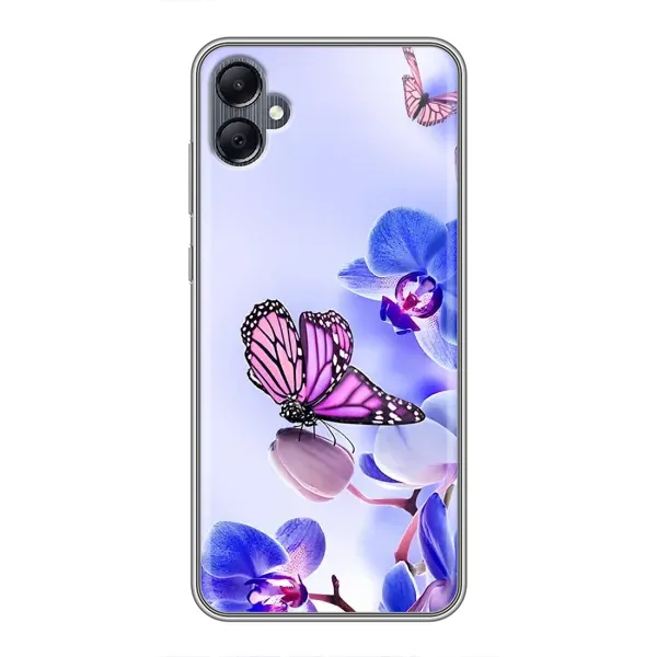 Чохол з принтом «Метелик на квітах» для Samsung Galaxy A05 Чохол з принтом «Метелик на квітах» для Samsung Galaxy A05