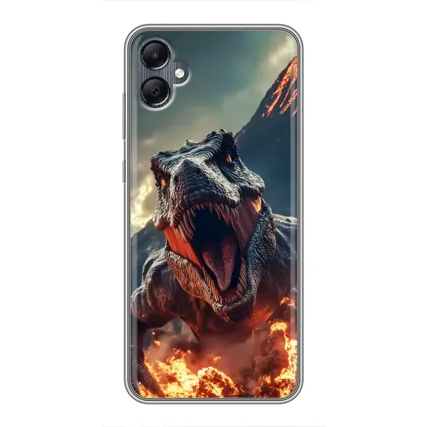 Чехол с принтом «Огненный динозавр» для Samsung Galaxy A05
