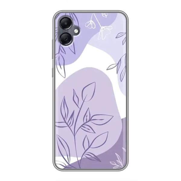Чехол с принтом «Фиолетовые листья абстракция» для Samsung Galaxy A05