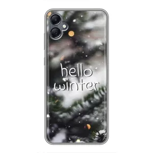 Новорічні, Святкові Чохли для Samsung Galaxy A05 - 2024 год (Hello winter)