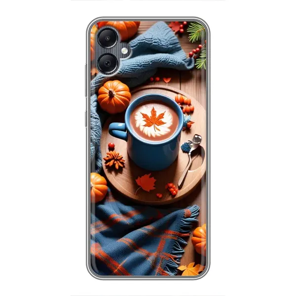 Чехол с принтом «Кофе и тыковки» для Samsung Galaxy A05 Чехол с принтом «Кофе и тыковки» для Samsung Galaxy A05