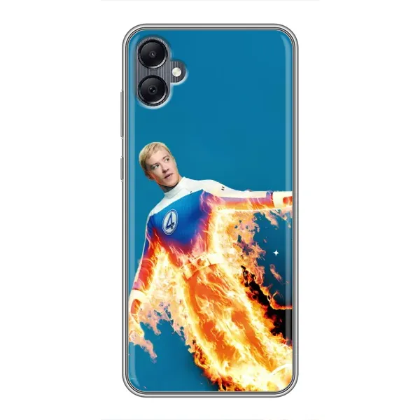 Чехол с принтом «Человек-факел в огне» для Samsung Galaxy A05