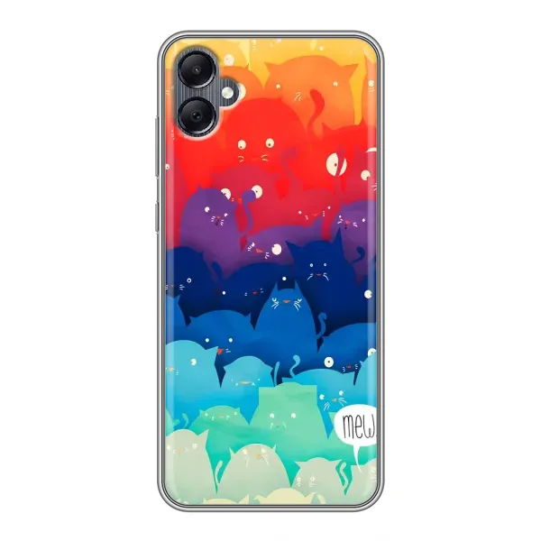 Чехол с принтом «Mew» для Samsung Galaxy A05