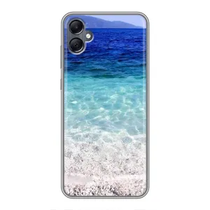 Силиконовый чехол с КАРТИНКАМИ лето для Samsung Galaxy A05 (AlphaPrint) (Море)