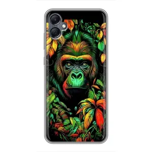 Чехол с Обезьянами Samsung Galaxy A05 - (AlphaPrint) (Обезьяна в тропиках)