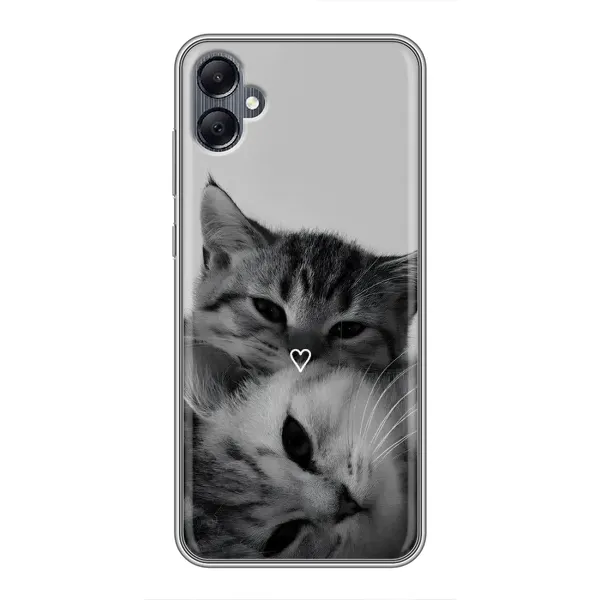 Чохол з принтом «Пара котів» для Samsung Galaxy A05