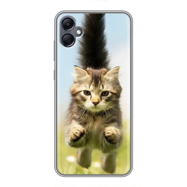 Чохол з принтом «Прижок кота» для Samsung Galaxy A05