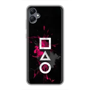 Чехол Гра в кальмара для Samsung Galaxy A05 (Символы Игра кальмара)